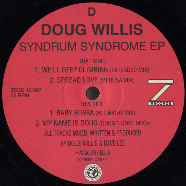 Doug Willis - Syndrum Syndrome EP | Z Records (ZEDD 12 007) - 5