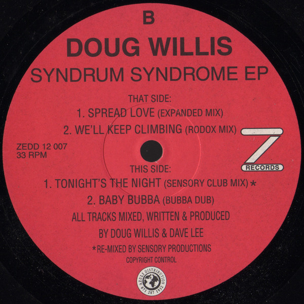 Doug Willis - Syndrum Syndrome EP | Z Records (ZEDD 12 007) - 3