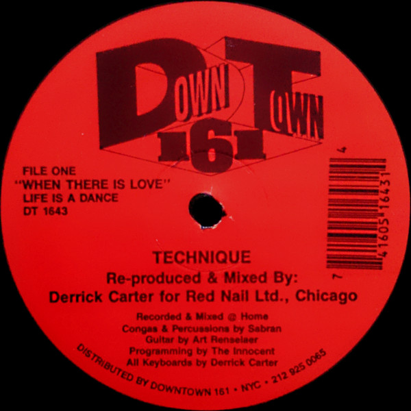 Technique - When There Is Love | Downtown 161 (DT 1643)