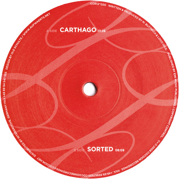 Loco Dice - Carthago | Cocoon Recordings (COR12"020) - 2 Loco Dice - Carthago | Cocoon Recordings (COR12"020) - 2