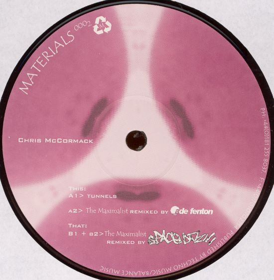 Chris McCormack - Undercover Of Darkness | Materials (MATERIALS 0002) - main