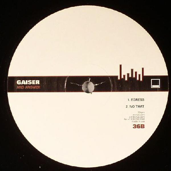 Jon Gaiser - And Answer | M_nus (MINUS 36) - 2