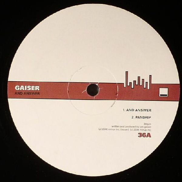 Jon Gaiser - And Answer | M_nus (MINUS 36) - main