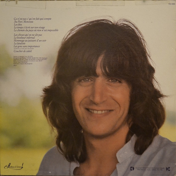 Yves Duteil - Yves Duteil | Kébec-Disc (KD-560) - 2 Yves Duteil - Yves Duteil | Kébec-Disc (KD-560) - 2