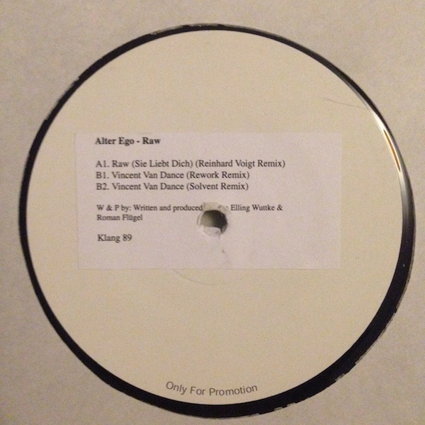 Alter Ego - Raw | Klang Elektronik (KLANG 89)
