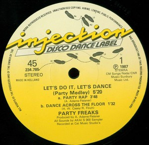Party Freaks - Let's Do It, Let's Dance (Party Medley) | Injection Disco Dance Label (234.785)