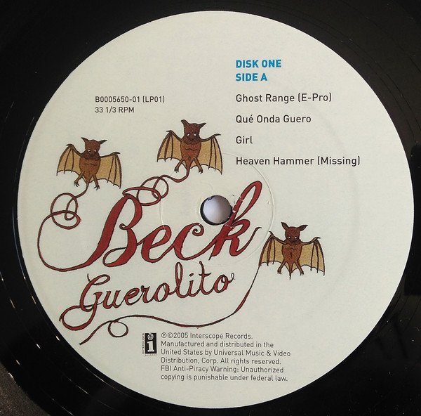 Beck - Guerolito | Interscope Records (B0005650-01) - 3