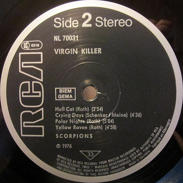 Scorpions - Virgin Killer | RCA (NL 70031) - 4