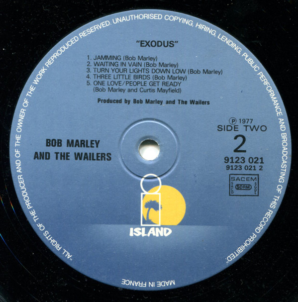 Bob Marley & The Wailers - Exodus | Island Records (9123 021) - 4 Bob Marley & The Wailers - Exodus | Island Records (9123 021) - 4