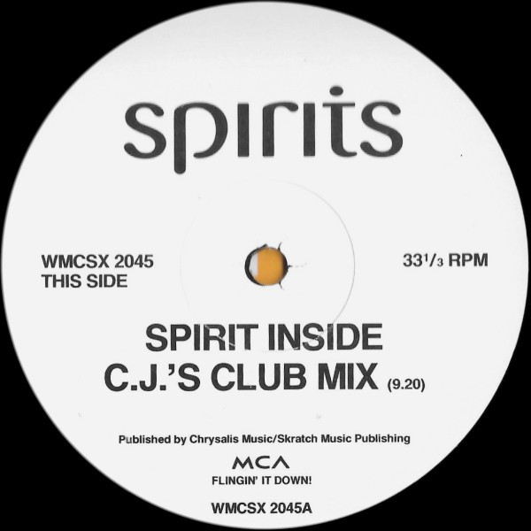 Spirits - Spirit Inside | MCA Records (WMCSX 2045) - main
