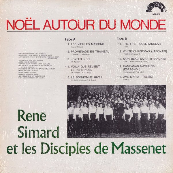 René Simard Et Les Disciples De Massenet - Noël Autour Du Monde | Nobel (NBL-602) - 2 René Simard Et Les Disciples De Massenet - Noël Autour Du Monde | Nobel (NBL-602) - 2