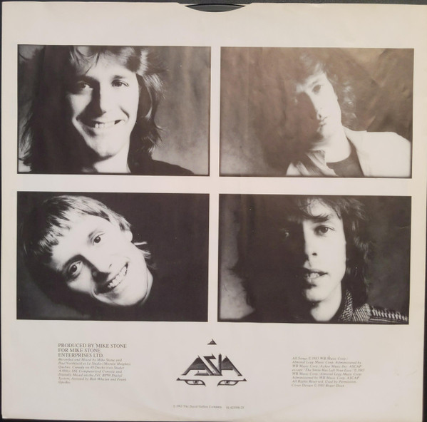 Asia - Alpha | Geffen Records (GEF 25508) - 6