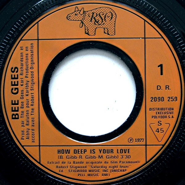 Bee Gees - How Deep Is Your Love | RSO (2090 259) - 3