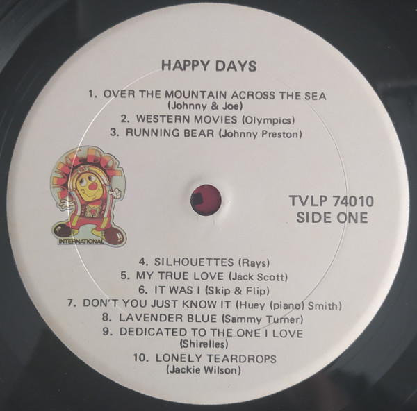 Various - Happy Days: Collection Of Records The "Coolest" Teens Of The 50's Loved | Juke Box International (TV-LP 74010) - 3