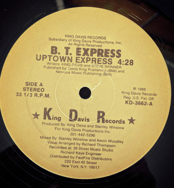 B.T. Express - Uptown Express | King Davis Records (KD-3662) - main