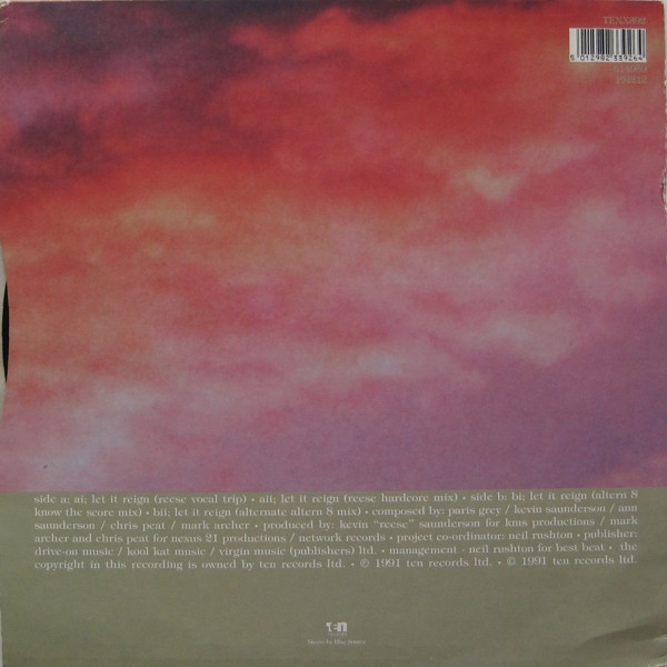 Inner City - Let It Reign | 10 Records (TENX392) - 2