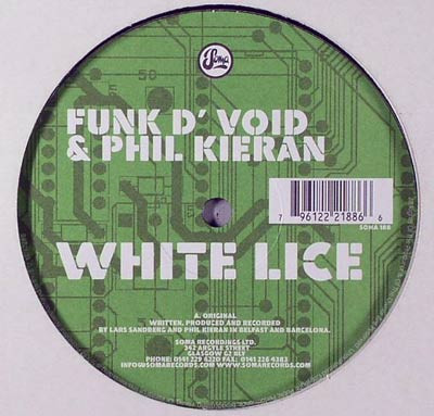Funk D'Void & Phil Kieran - White Lice | Soma Quality Recordings (SOMA 188) - main
