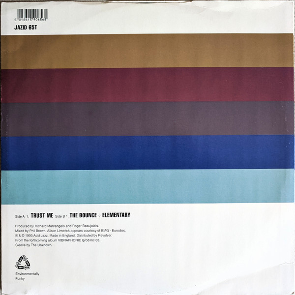 Vibraphonic Featuring Alison Limerick - Trust Me | Acid Jazz (JAZID 65T) - 2
