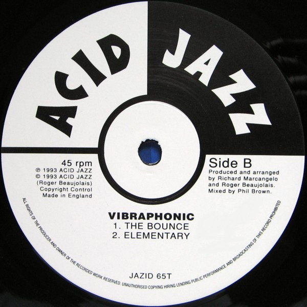 Vibraphonic Featuring Alison Limerick - Trust Me | Acid Jazz (JAZID 65T) - 4