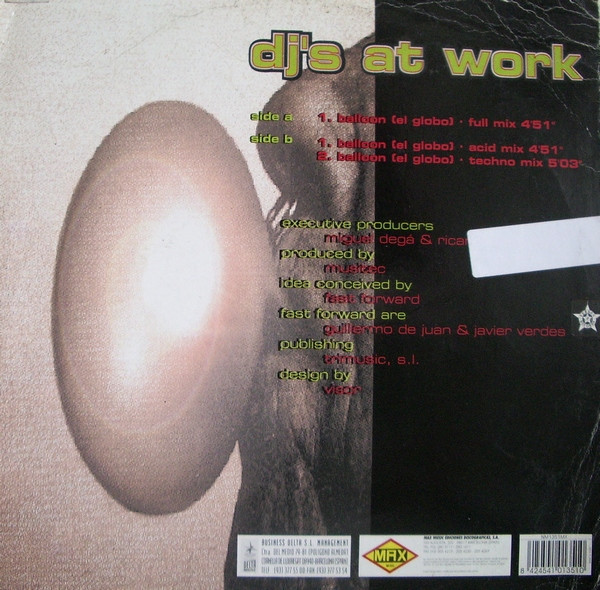 DJ's At Work - Balloon (El Globo) | Max Music (NM1351MX) - 2