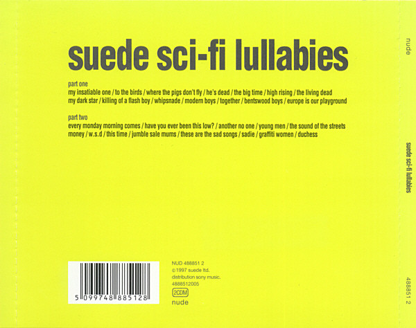 Suede - Sci-Fi Lullabies | Nude Records (NUD 488851 2) - 3