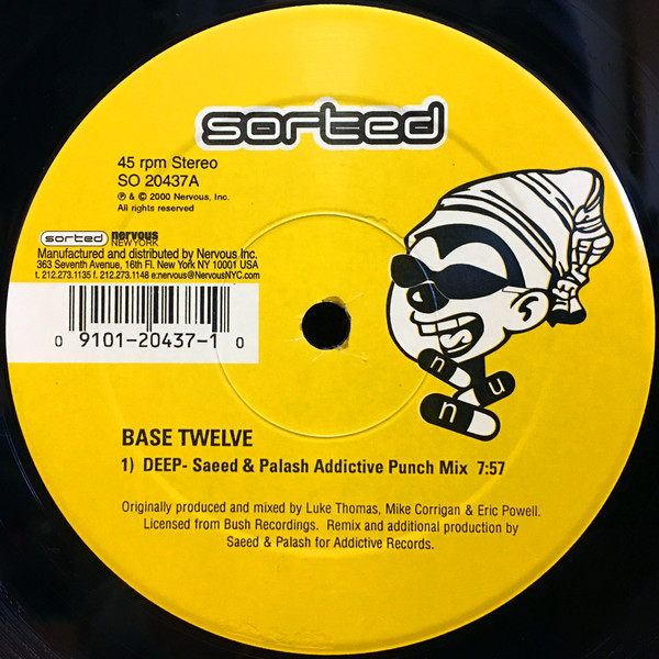 Base Twelve - Deep | Sorted Records (SO 20437)