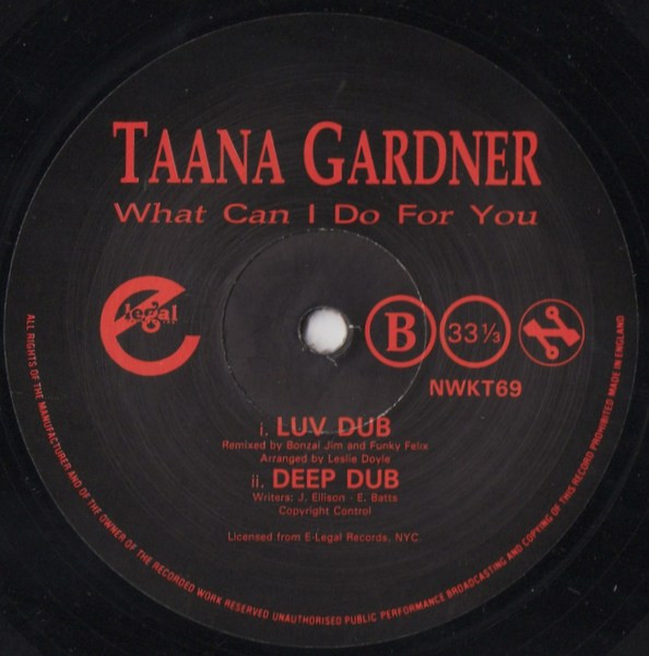 Taana Gardner - What Can I Do For You | Network Records (NWKT 69) - 3