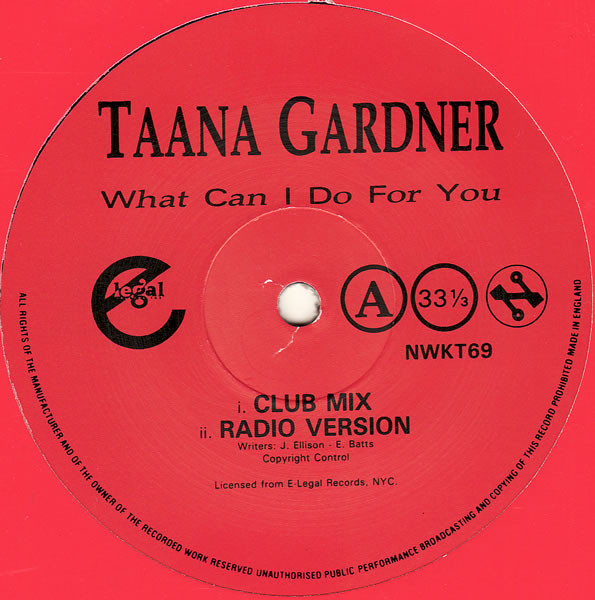 Taana Gardner - What Can I Do For You | Network Records (NWKT 69) - 2