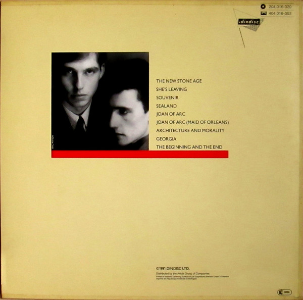 Orchestral Manoeuvres In The Dark - Architecture & Morality | Dindisc (204 016) - 2 Orchestral Manoeuvres In The Dark - Architecture & Morality | Dindisc (204 016) - 2