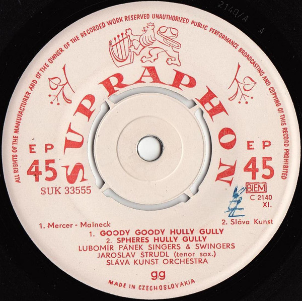 Sláva Kunst Orchestra - Lucifer Hully Gully | Supraphon (SUK 33555) - 4