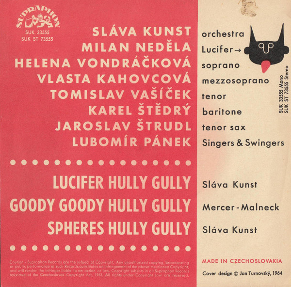 Sláva Kunst Orchestra - Lucifer Hully Gully | Supraphon (SUK 33555) - 2
