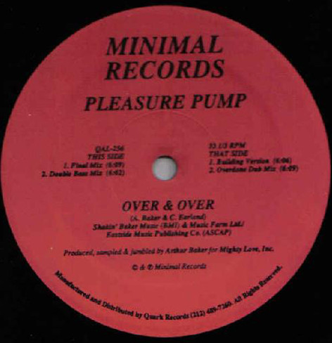 Pleasure Pump - Over & Over | Minimal Records (QAL-256) - main Pleasure Pump - Over & Over | Minimal Records (QAL-256) - main