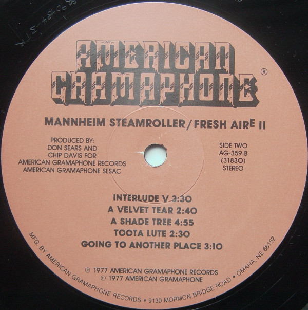Mannheim Steamroller - Fresh Aire II | American Gramaphone (AG-359) - 4
