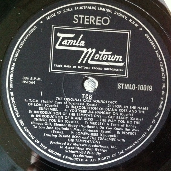 (The Original Sound Track From) TCB* 