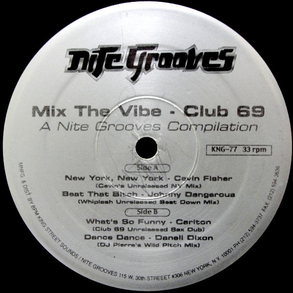 Club 69 - Mix The Vibe - A Nite Grooves Compilation | Nite Grooves (KNG-77) - 3 Club 69 - Mix The Vibe - A Nite Grooves Compilation | Nite Grooves (KNG-77) - 3