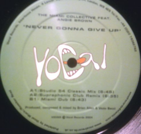 The Miami Collective - Never Gonna Give Up | Vocal Records (VOC005) - 4