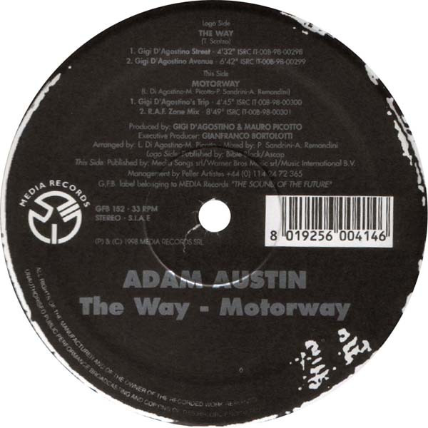 Adam Austin - The Way - Motorway | GFB Records (GFB 152)