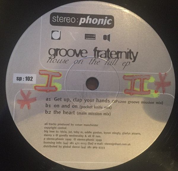 Groove Fraternity - House On The Hill EP | Stereo:Phonic (sp 102) - main Groove Fraternity - House On The Hill EP | Stereo:Phonic (sp 102) - main