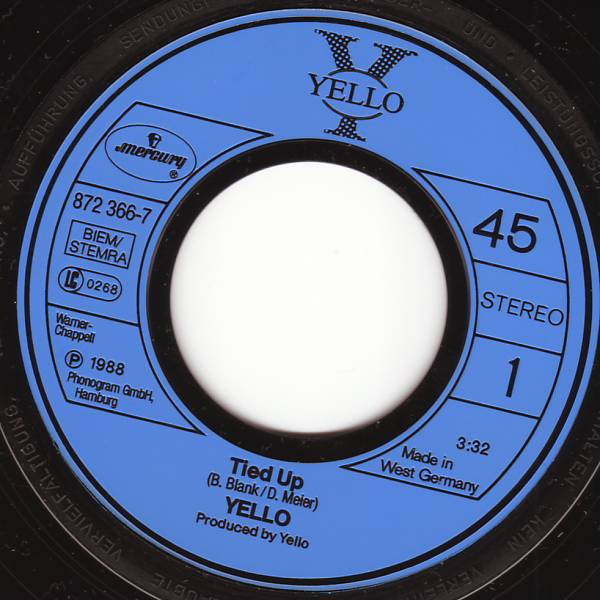 Yello - Tied Up | Mercury (872 366-7) - 3