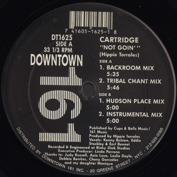 Cartridge - Not Goin' | Downtown 161 (DT-1625)