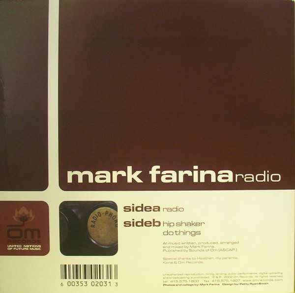Mark Farina - Radio | OM Records (OM 103 SV) - 2