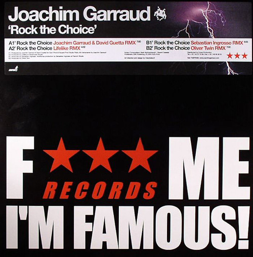 Joachim Garraud - Rock The Choice | Fuck Me I'm Famous Records (FMIFR006) - main Joachim Garraud - Rock The Choice | Fuck Me I'm Famous Records (FMIFR006) - main