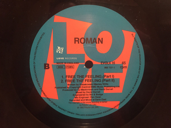 Roman - Sleeping Like A Baby | Love Records (EVOLX 16) - 3 Roman - Sleeping Like A Baby | Love Records (EVOLX 16) - 3