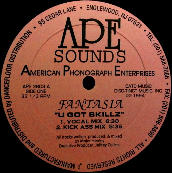 Fantasia - U Got Skillz | American Phonograph Enterprises (APE) (APE 3803) - 2
