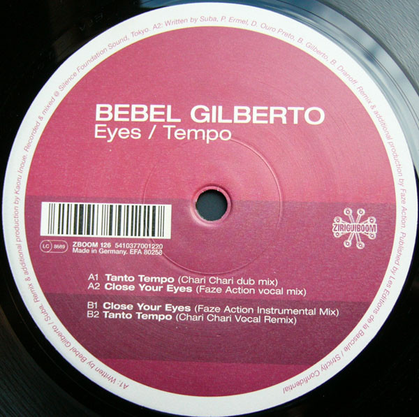 Bebel Gilberto - Eyes / Tempo | Ziriguiboom (ZBOOM 126)