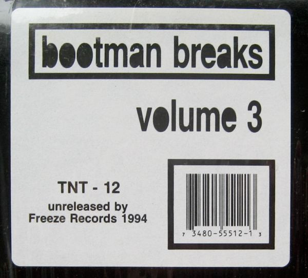 Bootman - Bootman Breaks Volume 3 | TNT Records (TNT-12)