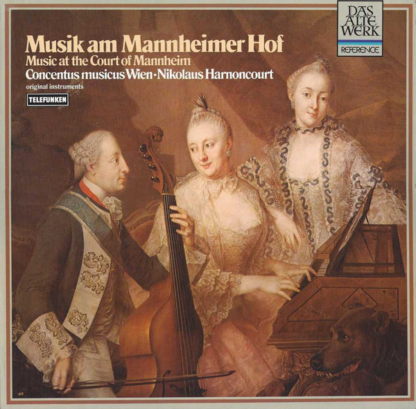 Concentus Musicus Wien • Nikolaus Harnoncourt - Musik Am Mannheimer Hof = Music At The Court Of Mannheim | Telefunken (6.41062 AQ)