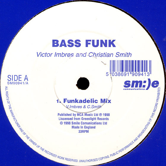 Victor Imbres And Christian Smith - Bass Funk | Sm:)e Communications (SM90941) - 2 Victor Imbres And Christian Smith - Bass Funk | Sm:)e Communications (SM90941) - 2