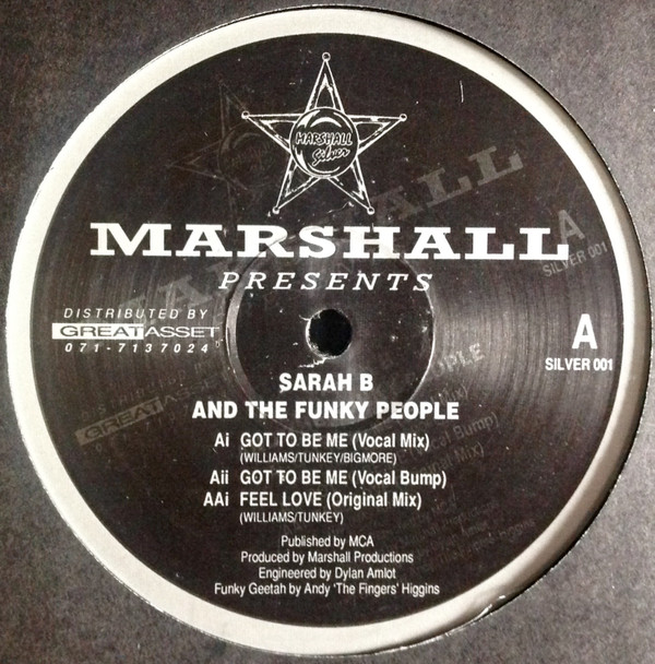 Sarah B And The Funky People - Got To Be Me / Feel Love | Marshall Silver (SILVER 001) - main Sarah B And The Funky People - Got To Be Me / Feel Love | Marshall Silver (SILVER 001) - main