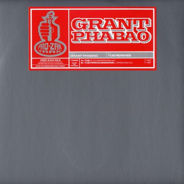Grant Phabao - Tub Remixes | Pro-Zak Trax (10206) - main